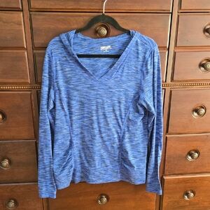 Women's Kirkland Signature Hoodie Pullover Size XL Blue